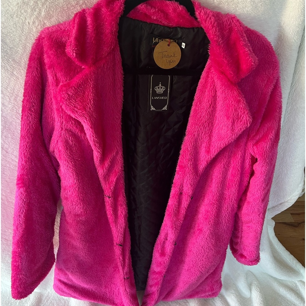 Hot pink jacket